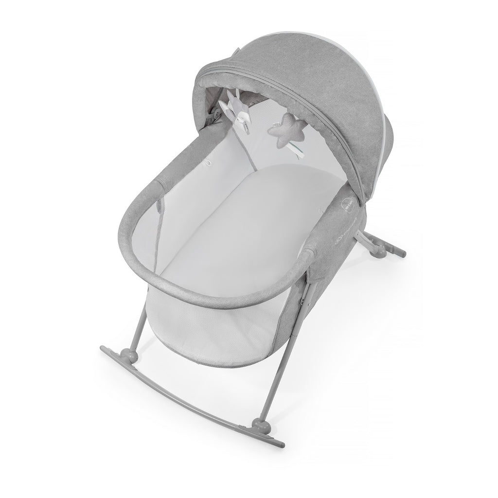 Kinderkraft Lovi 3 in 1 Baby Crib Grey