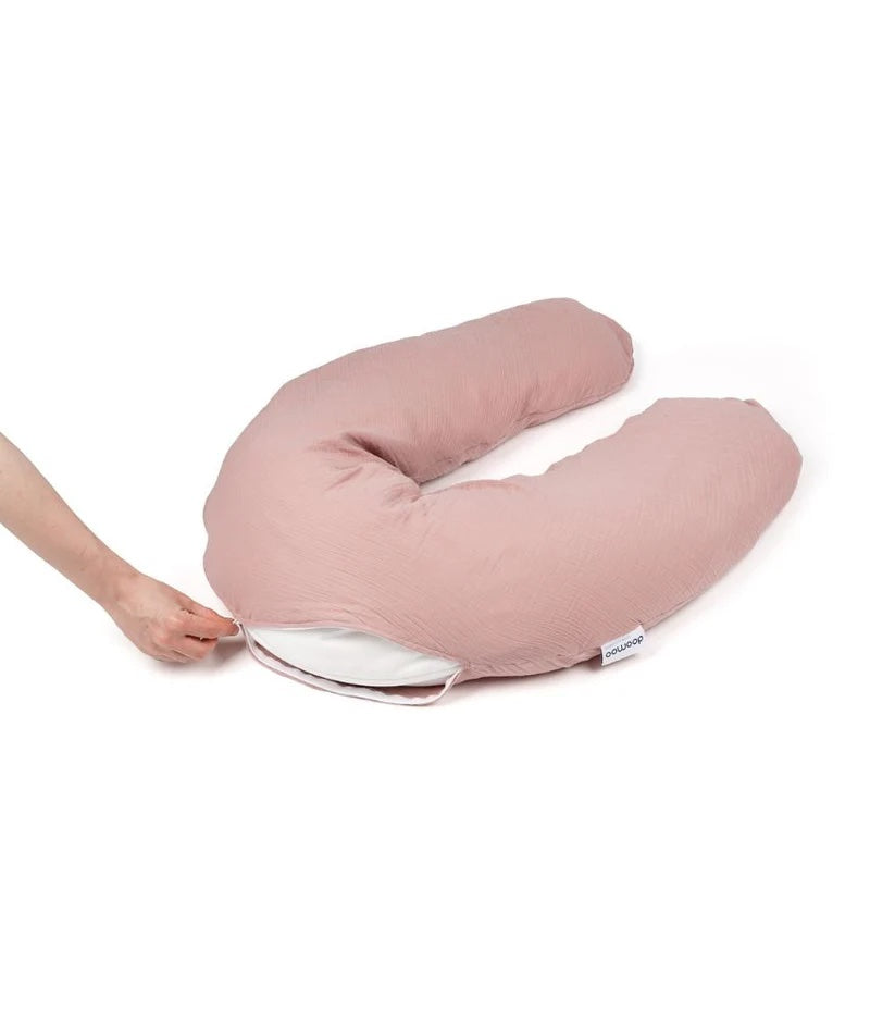 Babymoov Doomoo Comfy Big Muslin Maternity Pillow - Almond
