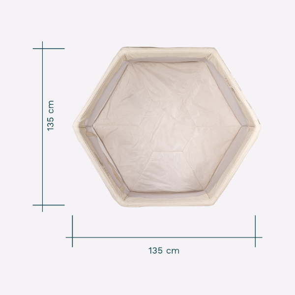 Tutti Bambini Hexa Playpen Ecru