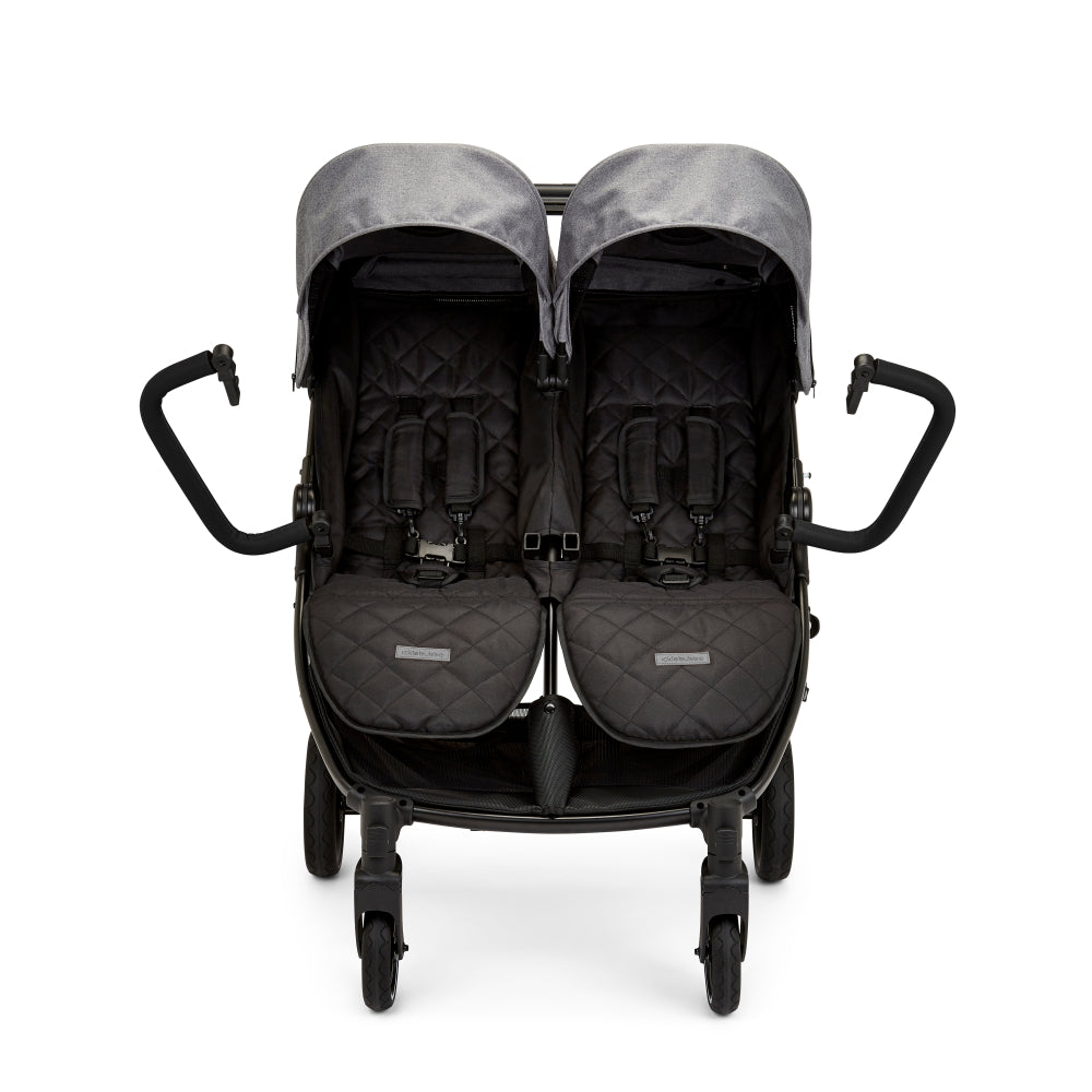 Ickle Bubba Venus Max Double Stroller - Space Grey