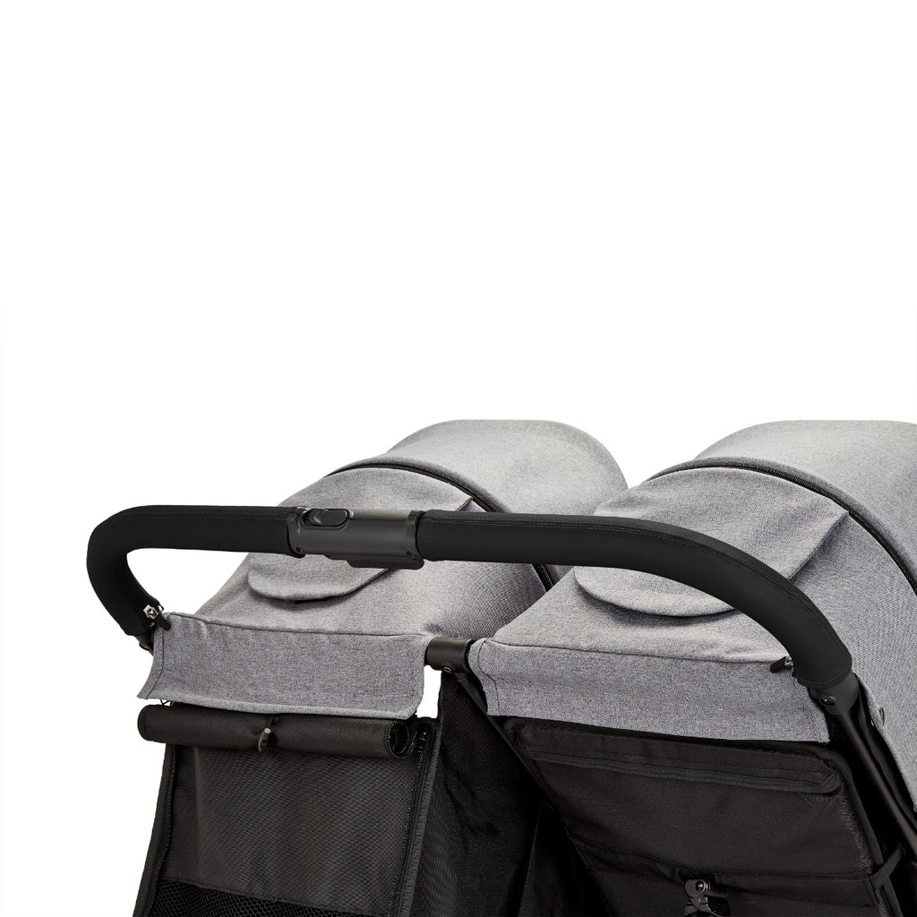 Ickle Bubba Venus Prime Double Stroller - Space Grey
