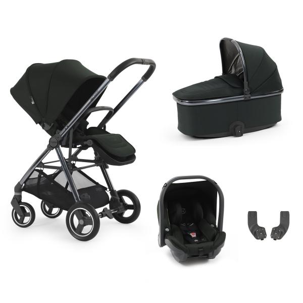 Babystyle Oyster Gravity Plus Stroller 4 Piece Bundle Black Olive