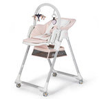 Kinderkraft LASTREE 2-in-1 Multipurpose Highchair Pink