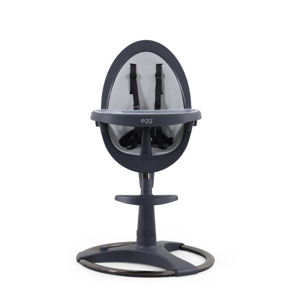 egg highchair with grey seat pad