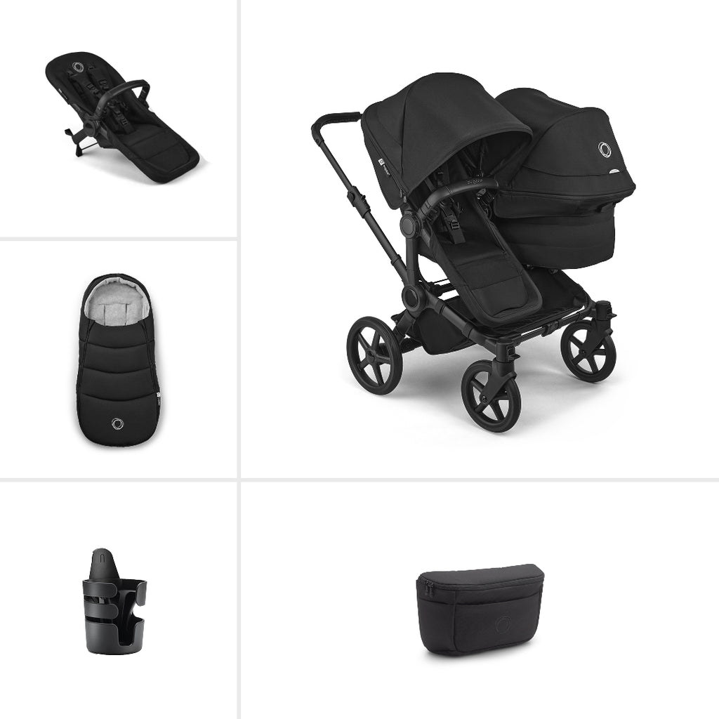 Bugaboo Donkey 6 Double Essential Pushchair Travel Bundle