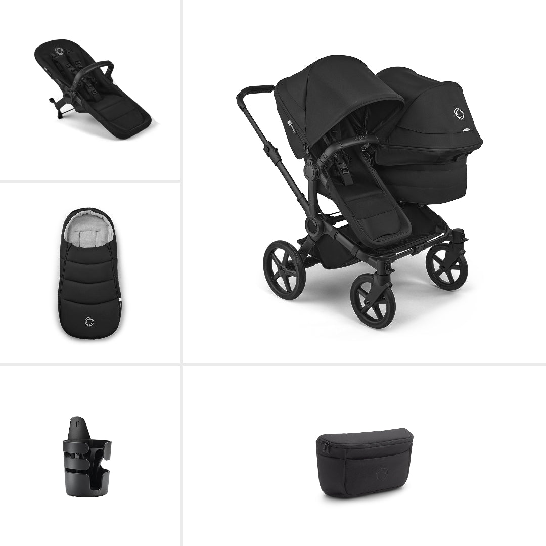 Bugaboo Donkey 6 Double Essential Pushchair Travel Bundle