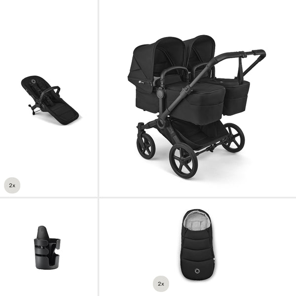 Bugaboo Donkey 6 Twin Essential Pushchair Travel Bundle