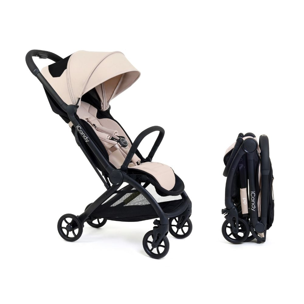 iCandy Pip Compact Travel Pushchair - Latte