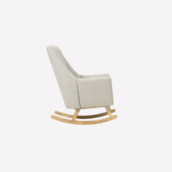 Tutti Bambini Jonah Rocking Chair & Footstool - Pebble