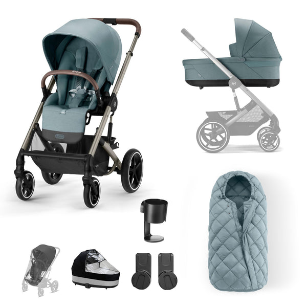Cybex Balios S Lux 8 Piece Bundle - Sky Blue