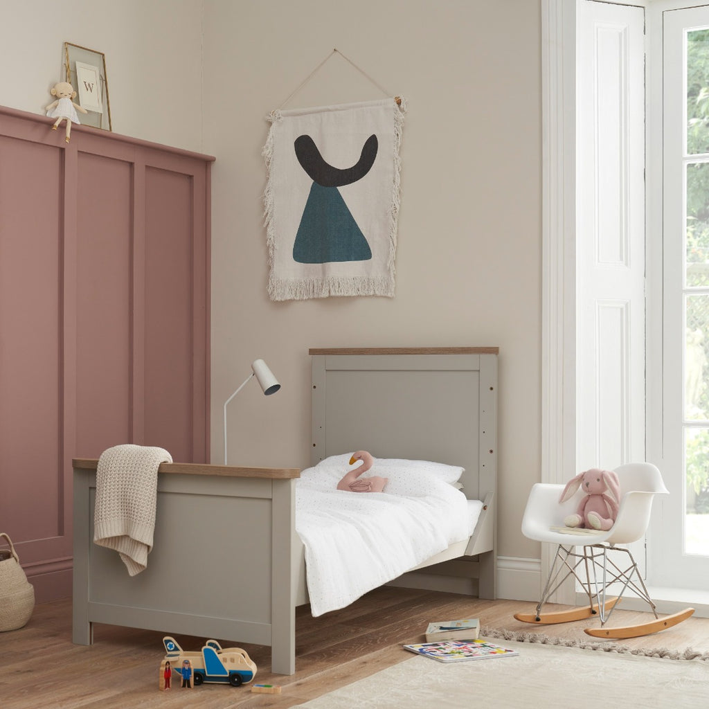 Tutti Bambini Verona 2 Piece Room Set - Dove Grey & Oak