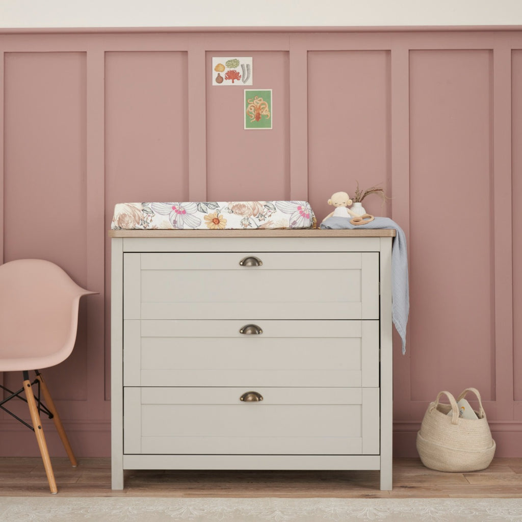 Tutti Bambini Verona 2 Piece Room Set - Dove Grey & Oak
