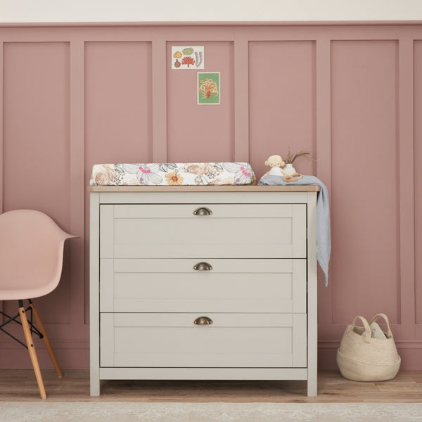 Tutti Bambini Verona 2 Piece Room Set - Dove Grey & Oak