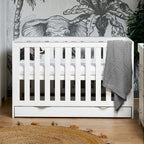 Obaby Nika 140 x 70cm Under Drawer - White Wash