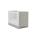 Obaby Nika Cot Bed & Underdrawer - Grey Wash & White 