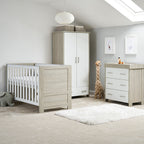 Obaby Nika 3 Piece Room Set -  Grey Wash & White