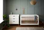 Obaby Maya 2 Piece Room Set-White With Natural