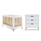 Obaby Maya 2 Piece Room Set-White With Natural