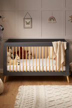 Obaby Maya 3 Piece Room Set - Slate With Natural