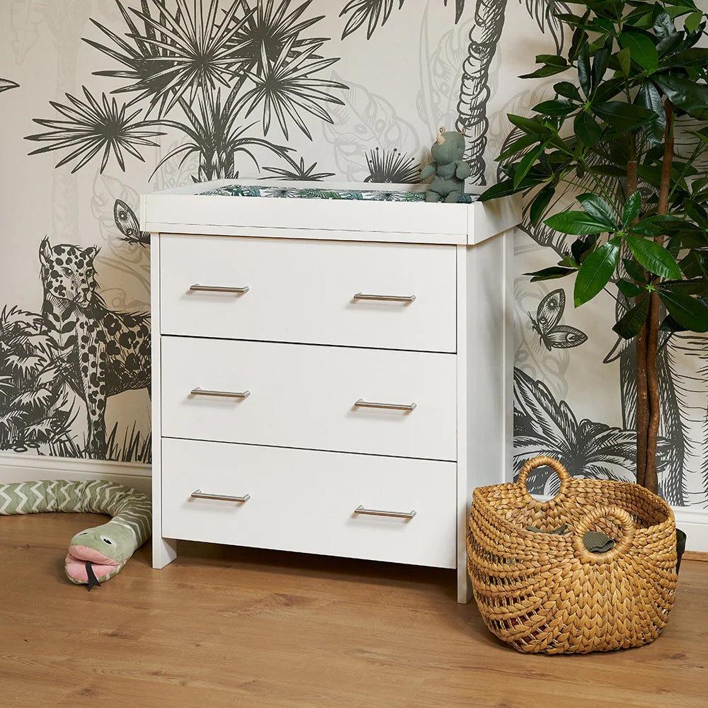 Obaby Nika 3 Piece Room Set -  White Wash