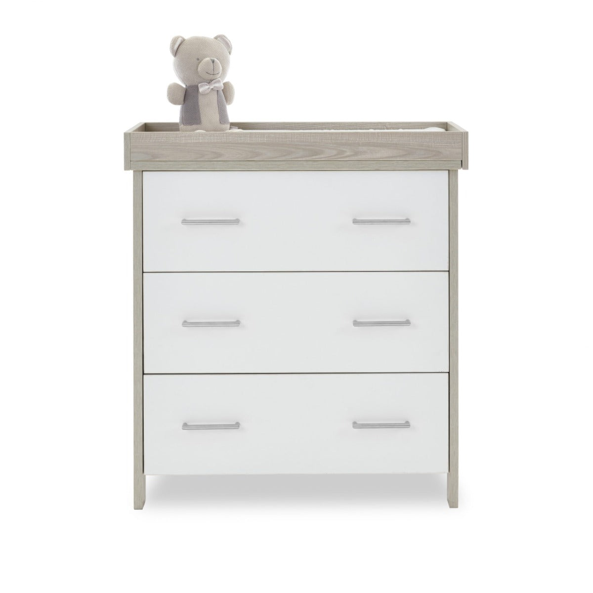 Obaby Nika 3 Piece Room Set -  Grey Wash & White