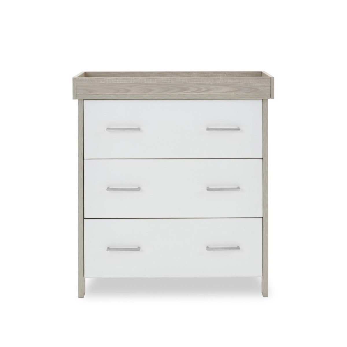 Obaby Nika 3 Piece Room Set -  Grey Wash & White