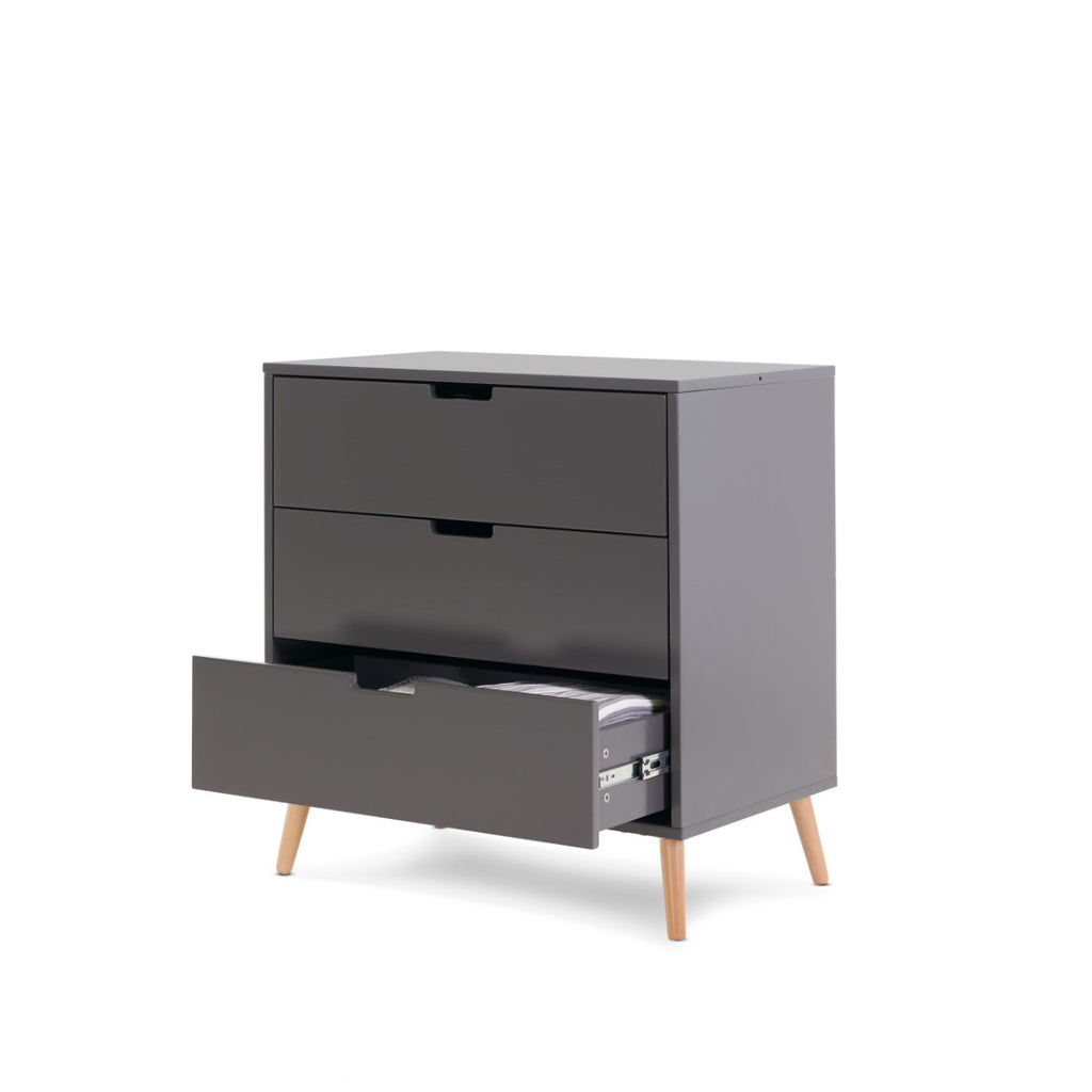 Obaby Maya 3 Piece Room Set - Slate With Natural