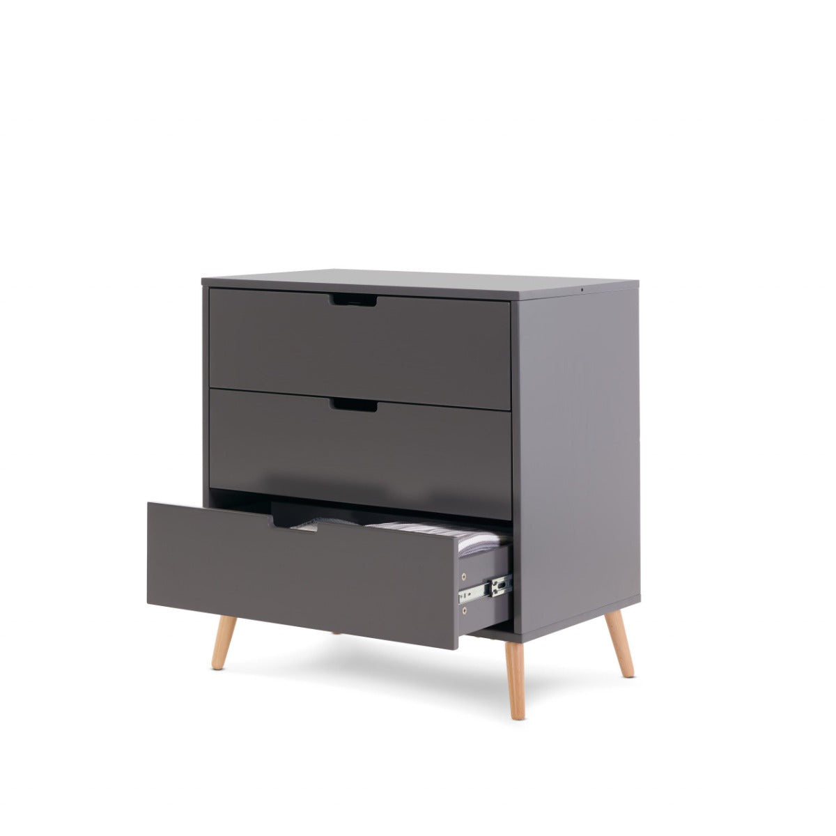 Obaby Maya 3 Piece Room Set - Slate With Natural