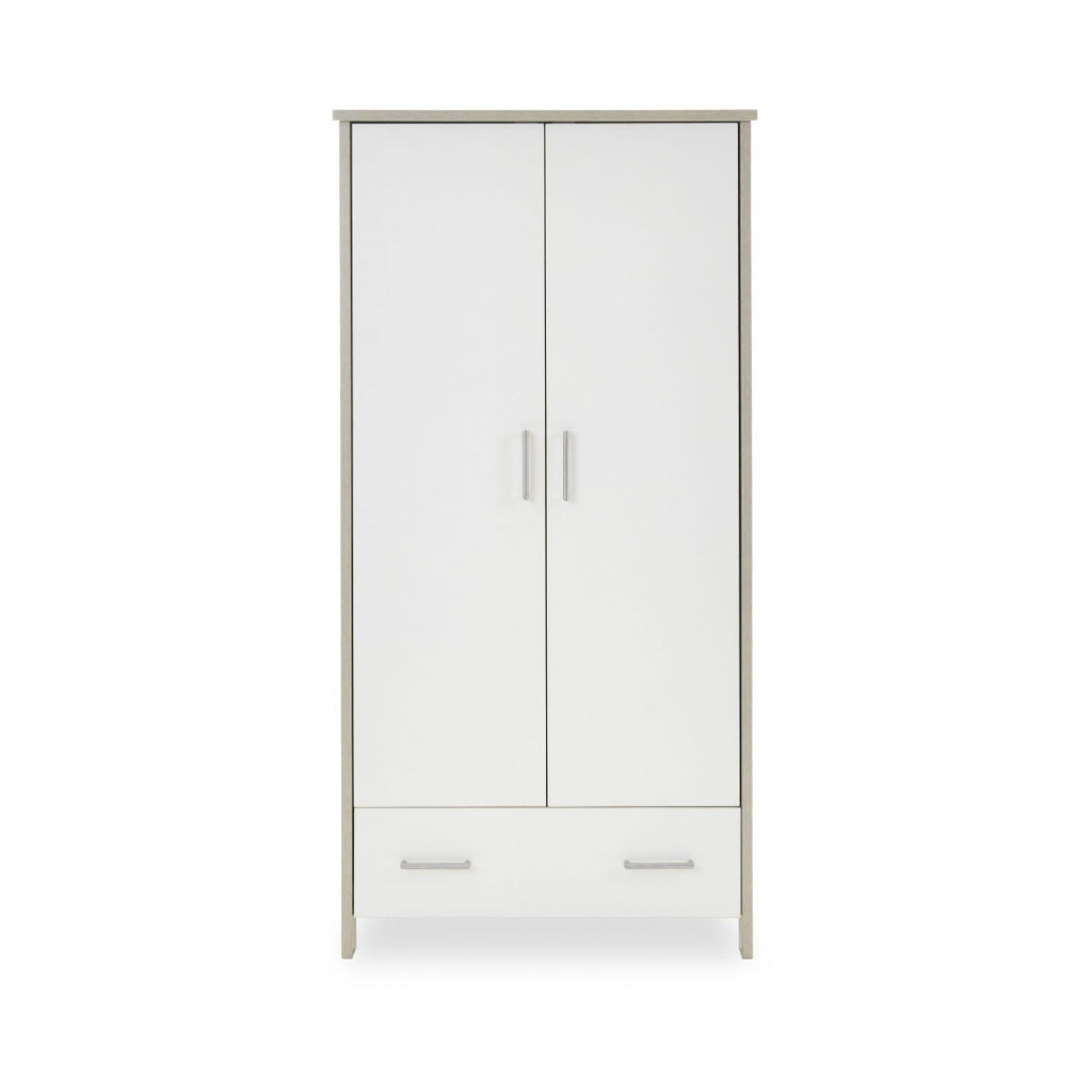 Obaby Nika 3 Piece Room Set -  Grey Wash & White