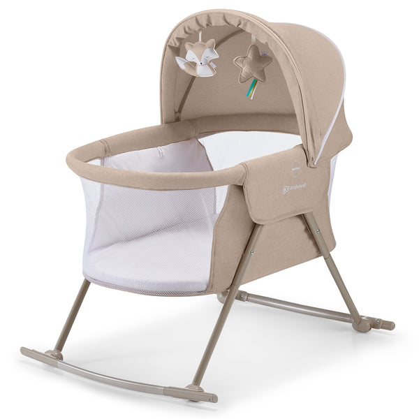 Kinderkraft Lovi 3 in 1 Baby Crib Beige