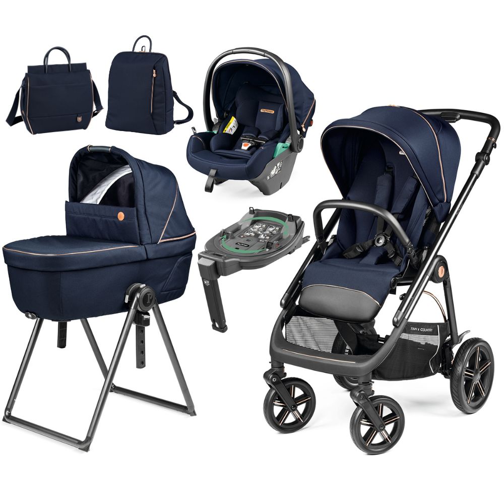 Peg Perego Veloce TC Deluxe Bundle - Blue Shine