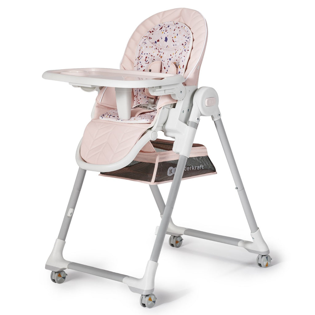 Kinderkraft Lastree 2 in 1 multipurpose highchair pink