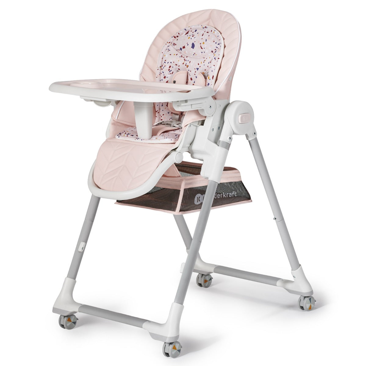 Kinderkraft Lastree 2 in 1 multipurpose highchair pink