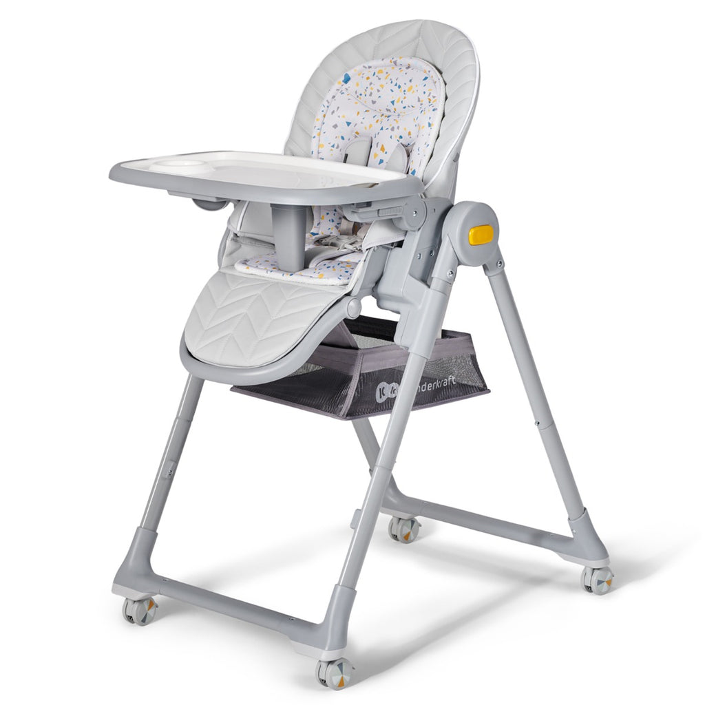 Kinderkraft Lastree 2 in 1 multipurpose highchair grey