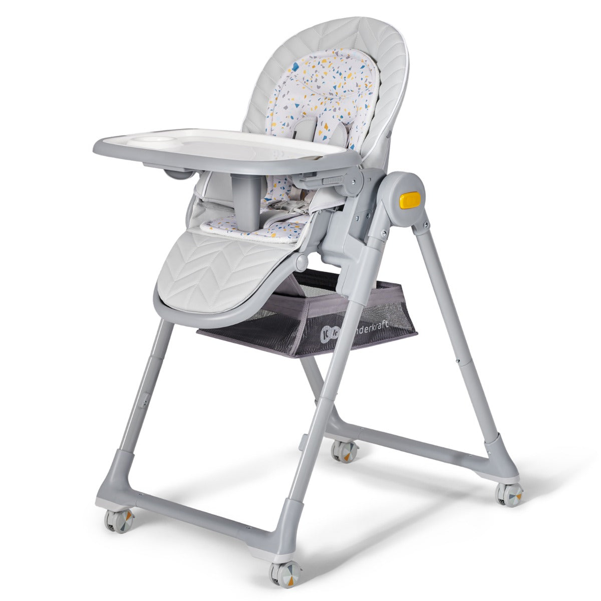 Kinderkraft Lastree 2 in 1 multipurpose highchair grey