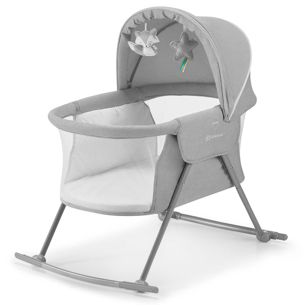 Kinderkraft Lovi 3 in 1 Baby Crib Grey