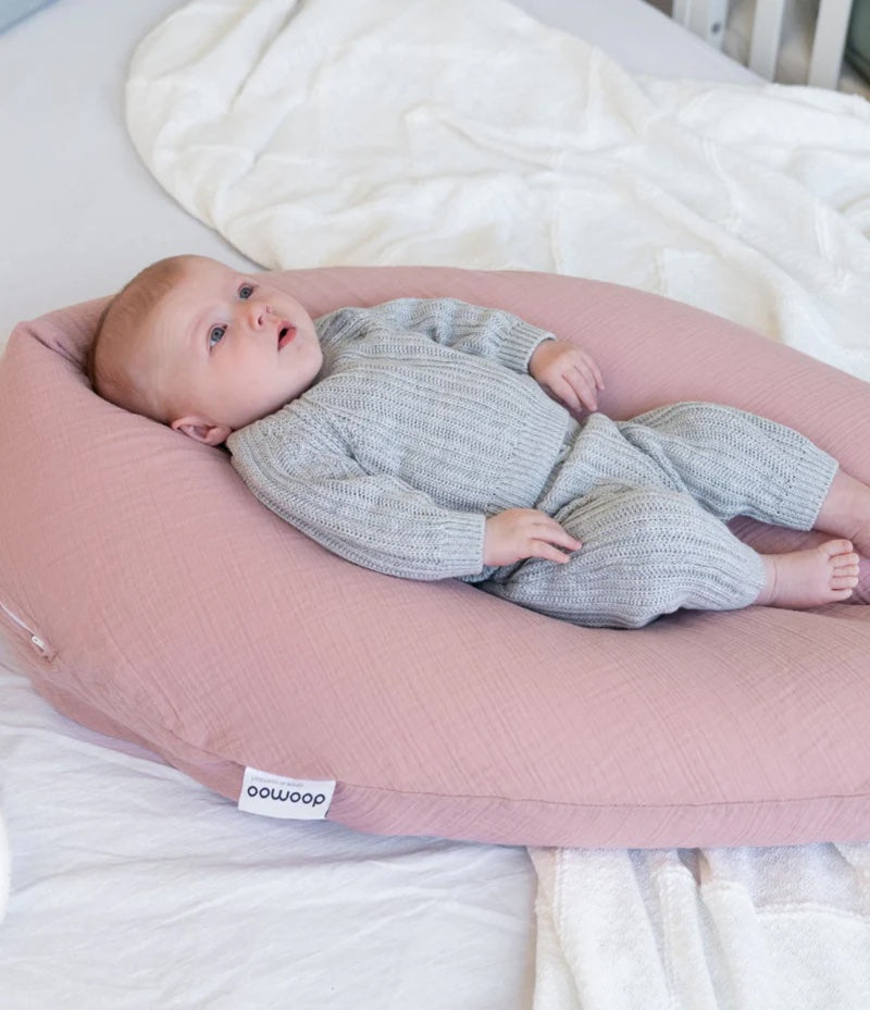 Babymoov Doomoo Comfy Big Muslin Maternity Pillow - Almond