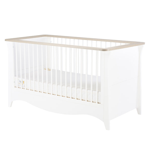 Cuddleco Clara 2 Piece Nursery Furniture Set - White & Ash