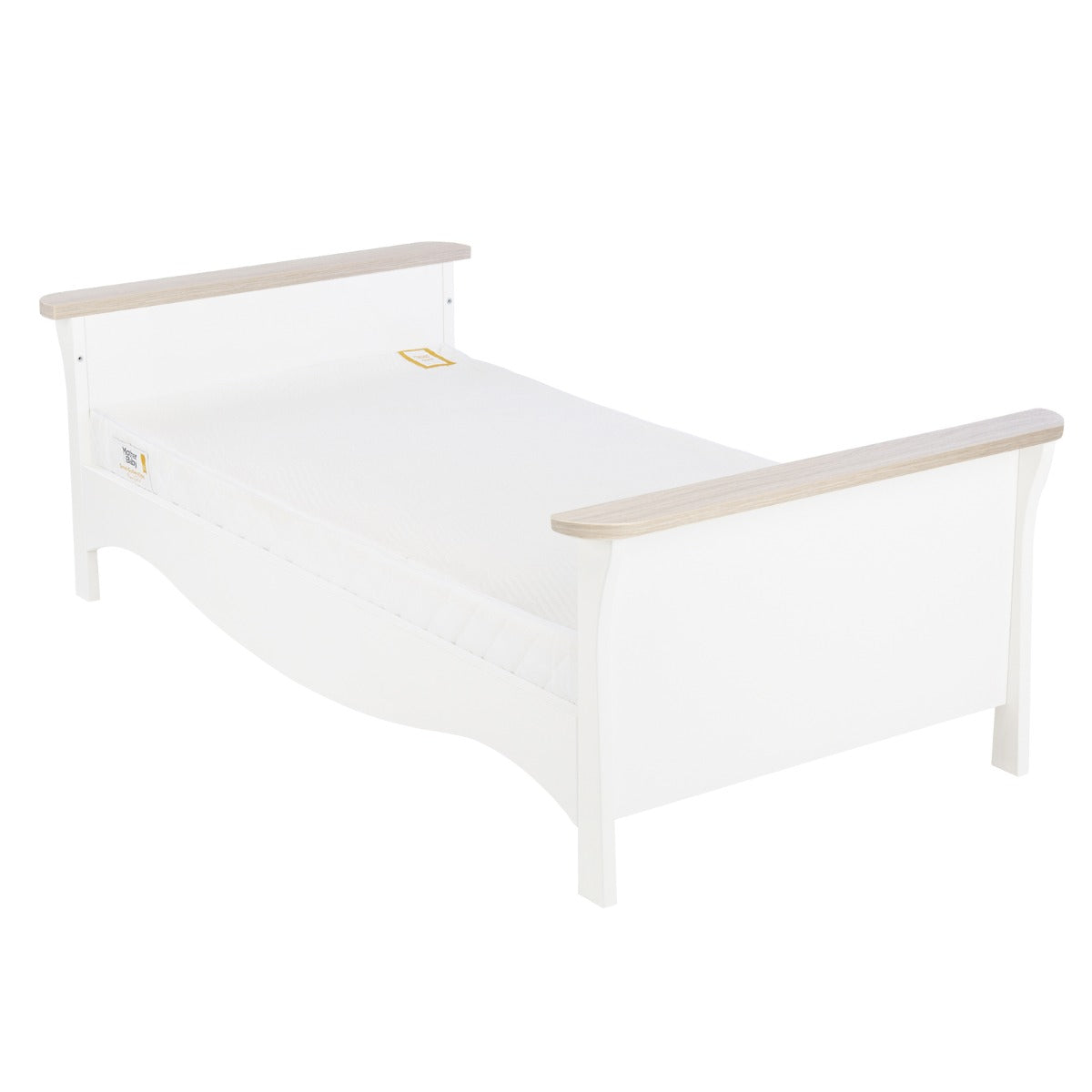 Cuddleco Clara 2 Piece Nursery Furniture Set - White & Ash