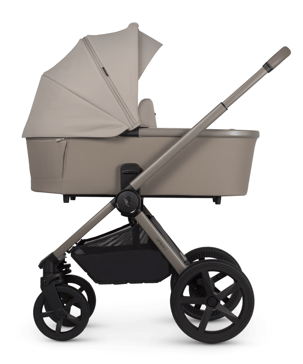 Venicci Upline 2 - 3in1 + 360 Base Complete Travel System - Taupe