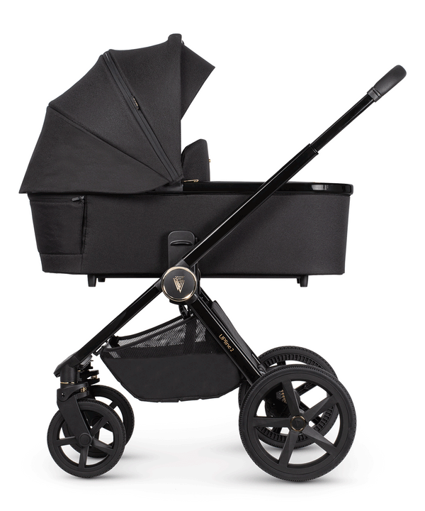 Venicci Upline 2 - 3in1 + 360 Base Complete Travel System - All Black