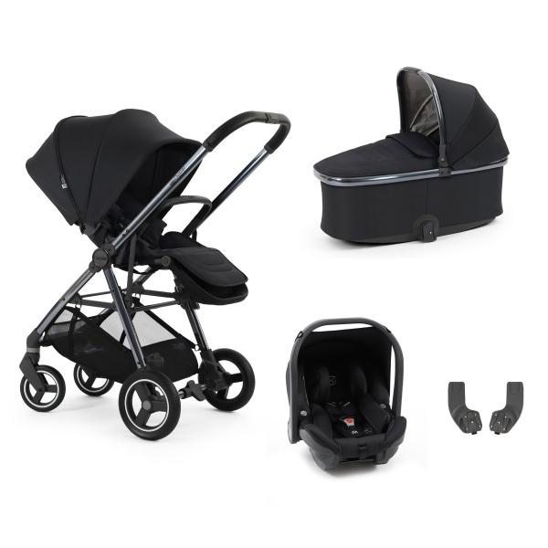 Babystyle Oyster Gravity Plus Stroller 4 Piece Bundle Carbonite