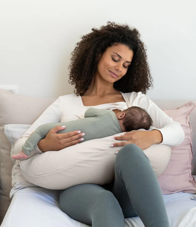Babymoov Doomoo Comfy Big Muslin Maternity Pillow - Almond