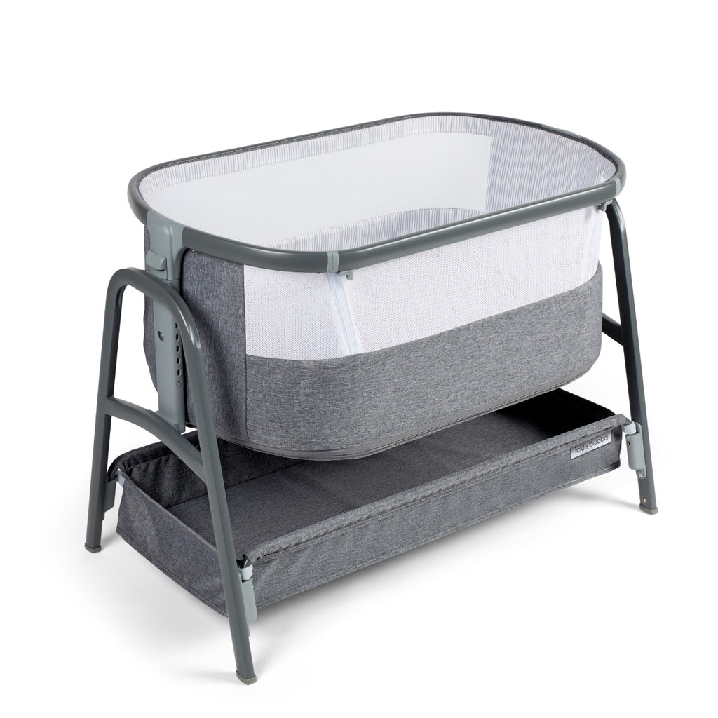Ickle Bubba Bubba & Me Bedside Crib - Space Grey