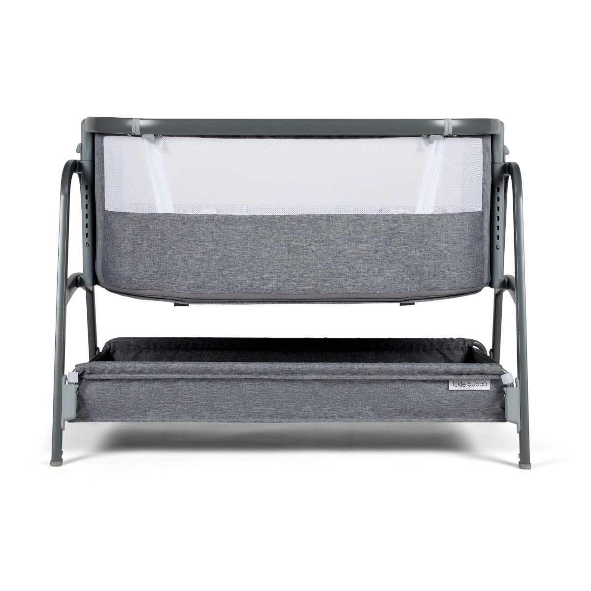Ickle Bubba Bubba & Me Bedside Crib - Space Grey