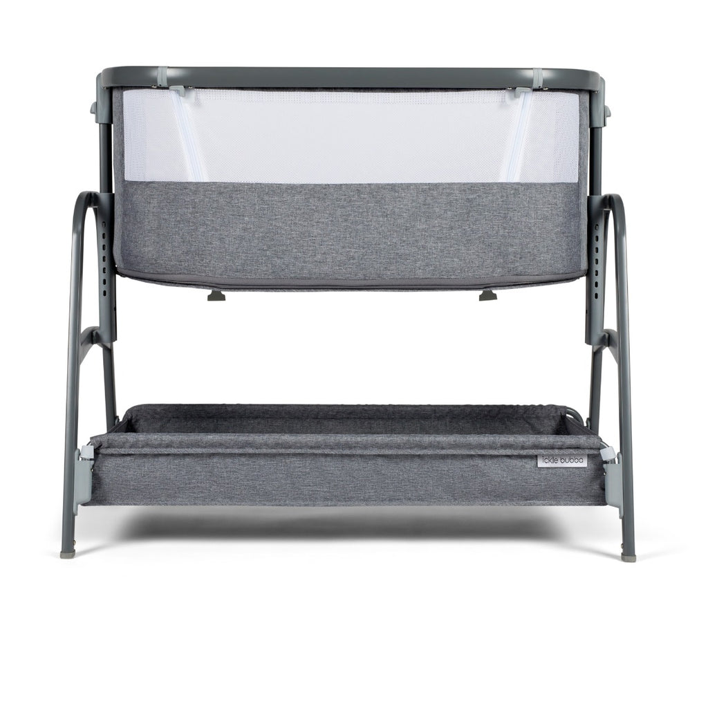 Ickle Bubba Bubba & Me Bedside Crib - Space Grey