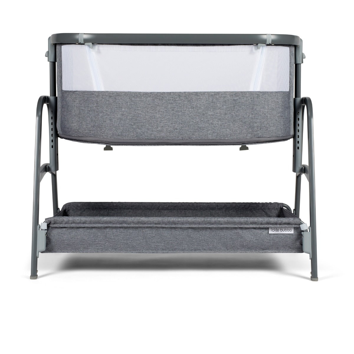 Ickle Bubba Bubba & Me Bedside Crib - Space Grey