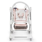 Kinderkraft LASTREE 2-in-1 Multipurpose Highchair Pink