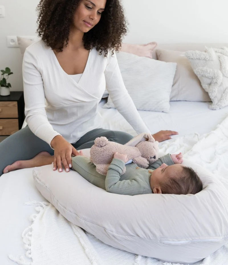 Babymoov Doomoo Comfy Big Muslin Maternity Pillow - Almond