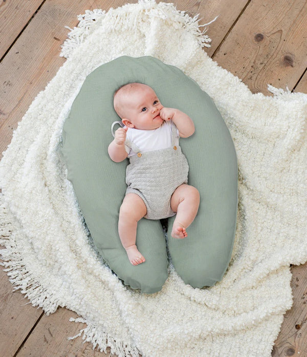 Babymoov Doomoo Comfy Big Muslin Maternity Pillow - Green